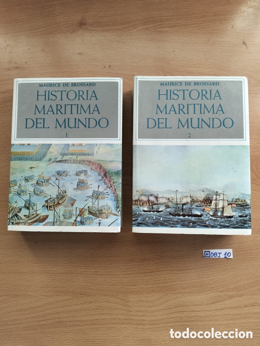 Livres d'occasion: MAURICE DE BROSSARD. HISTORIA MAR&Iacute;TIMA DEL MUNDO. 2 TOMOS.