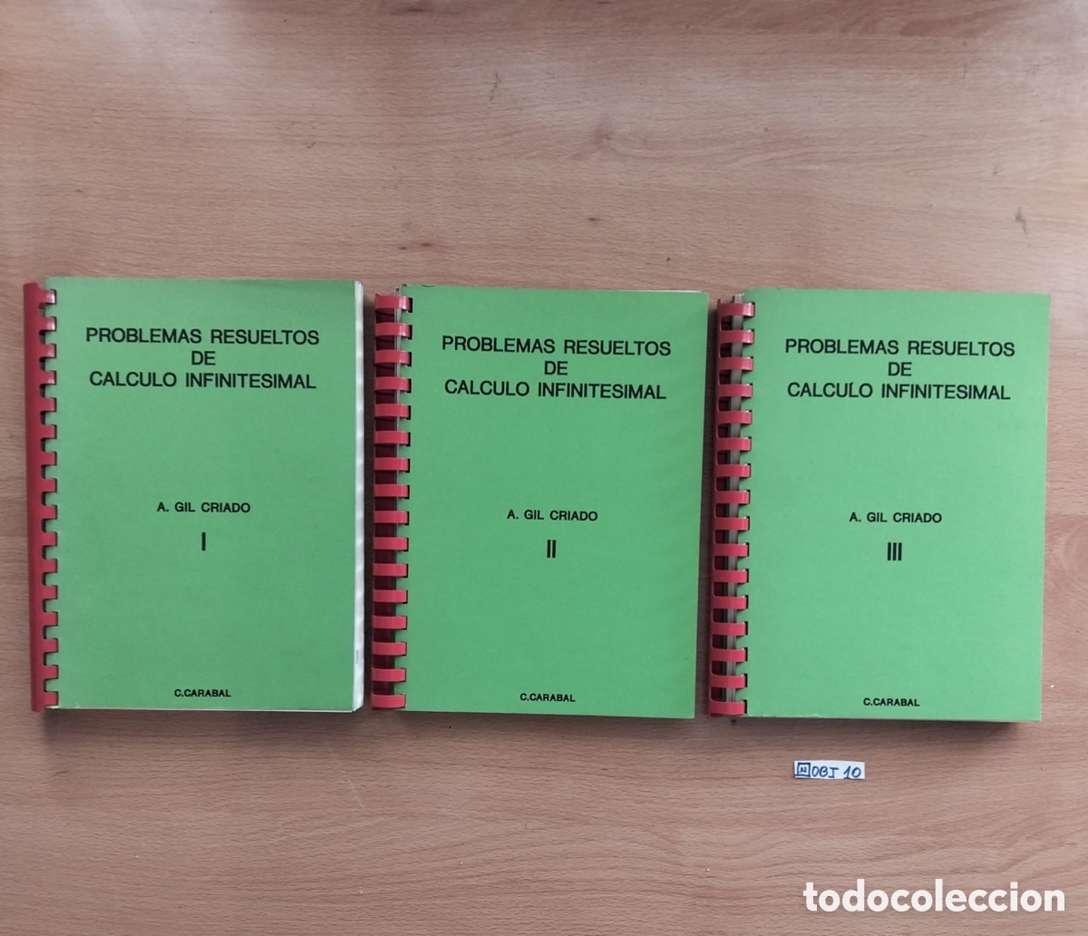 Libros de segunda mano: colecci&oacute;n completa de tres tomos &rdquo;Problemas resueltos de c&aacute;lculo infinitesimal
