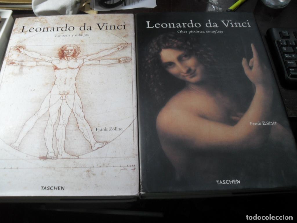 Libros de segunda mano: LEONARDO DA VINCI ESBOZOS Y DIBUJOS - OBRA PICTORICA COMPLETA - FRANK Z&Ouml;LLNER