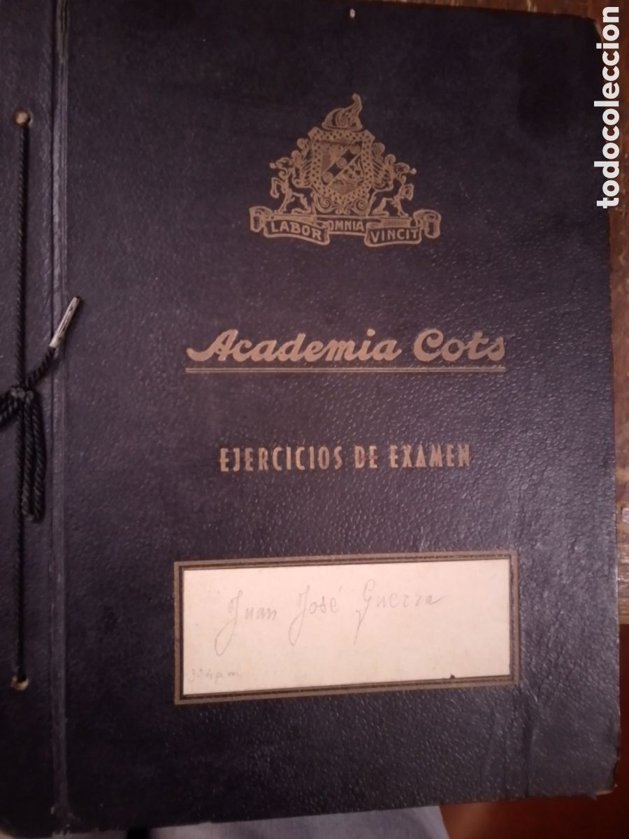 Libros de segunda mano: ACADEMIA COTS. EJERCICIOS DE EXAMEN. PUNTO DE CRUZ. CURSO DE LABORES.