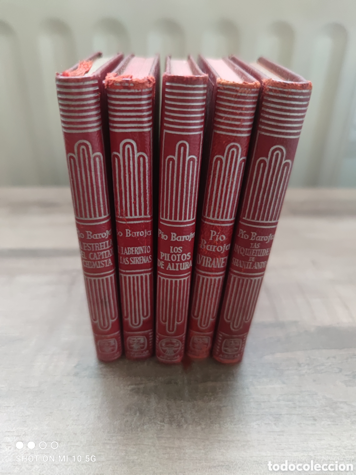 Libros de segunda mano: Lote 5 Mini libros Pio Baroja-Coleccion Crisol(Editorial Aguilar)