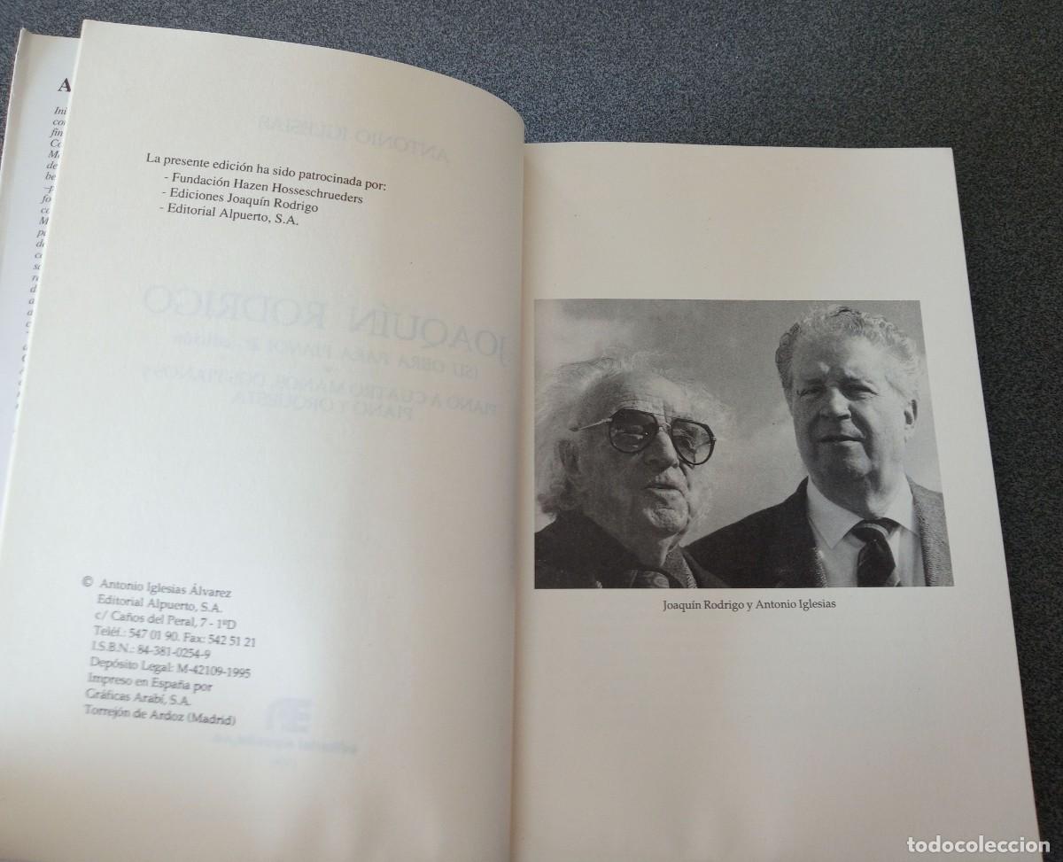 Libros de segunda mano: Joaqu&iacute;n Rodrigo Antonio Iglesias - Foto 5
