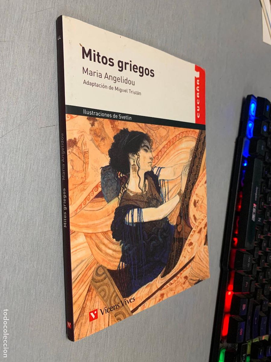 Libros de segunda mano: MITOS GRIEGOS / MARIA ANGELIDOU - ADAPTACI&Oacute;N MIGUEL TRIST&Aacute;N / CUCA&Ntilde;A - VICENS VIVES 2016