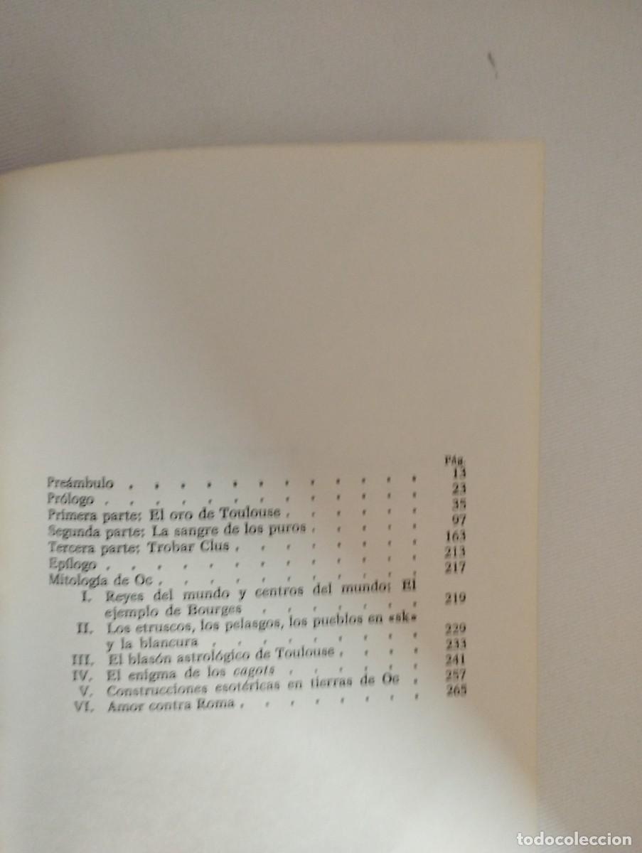 Libros de segunda mano: El tesoro cataro. G&eacute;rard de S&egrave;de - Foto 3