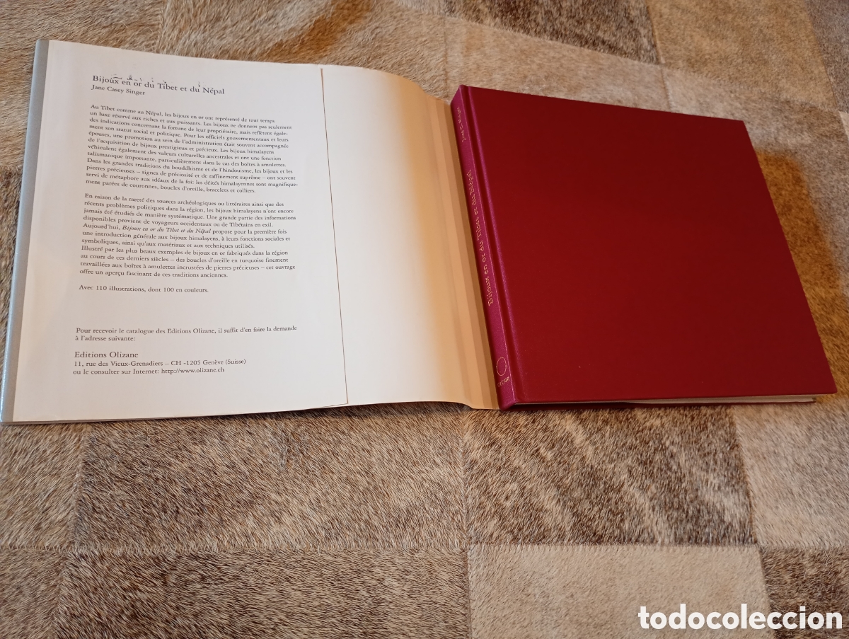 Libros de segunda mano: Libro de arte Bijoux en or do T&iacute;bet et du Nepal en frances - Foto 2