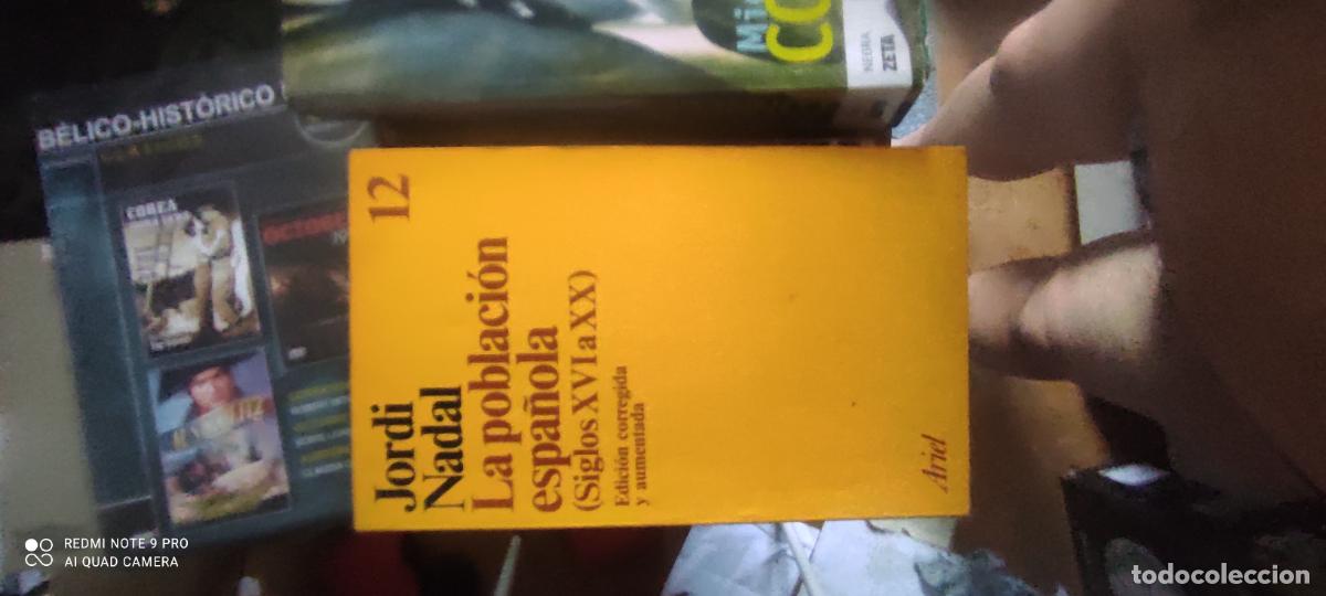 Libros de segunda mano: JORDI NADAL. LA POBLACION ESPA&Ntilde;OLA S. XVI-XX. Ariel, 1976