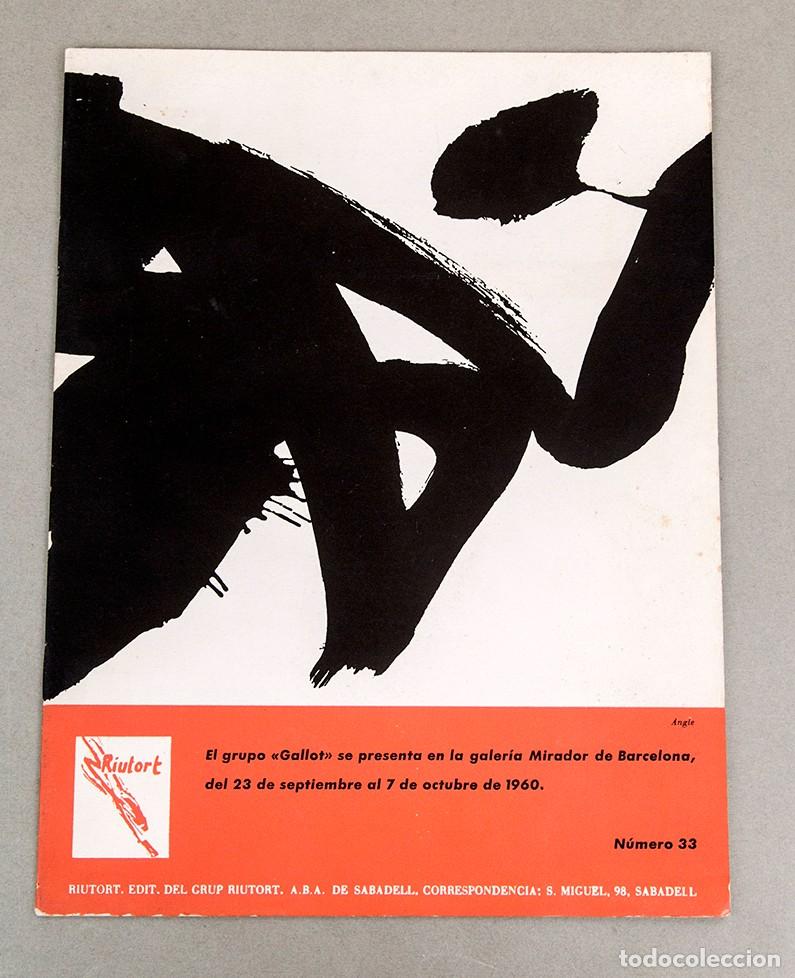 Libros de segunda mano: Riutort, n&uacute;mero 33. Septiembre de 1956 - VARIOS