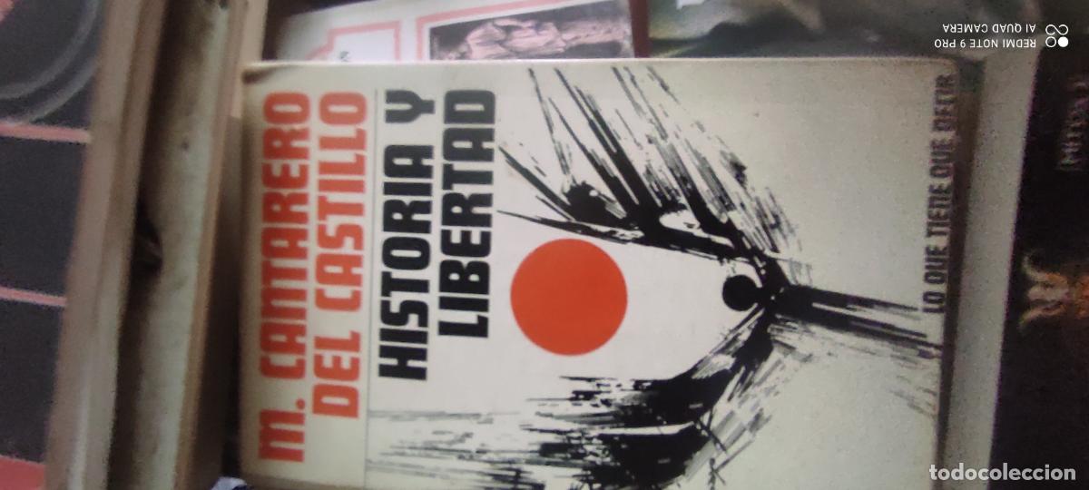 Libros de segunda mano: Historia y Libertad. Cantarero del Castillo, Manuel. Ed. Paulinas. Madrid 1975