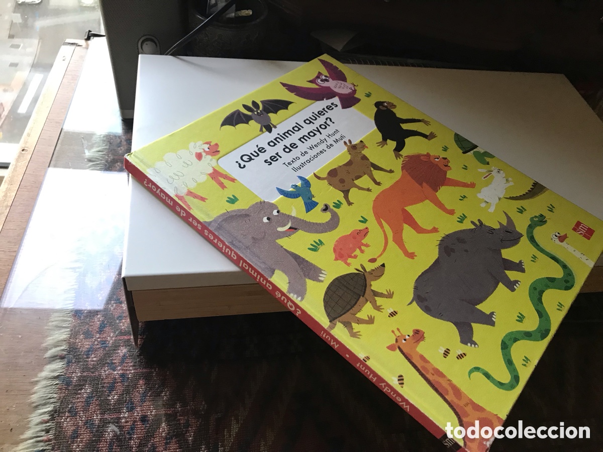 Libros de segunda mano: &iquest;Qu&eacute; animal quieres ser de mayor?. Wendy Hunt. Ilustraciones de Muti. SM