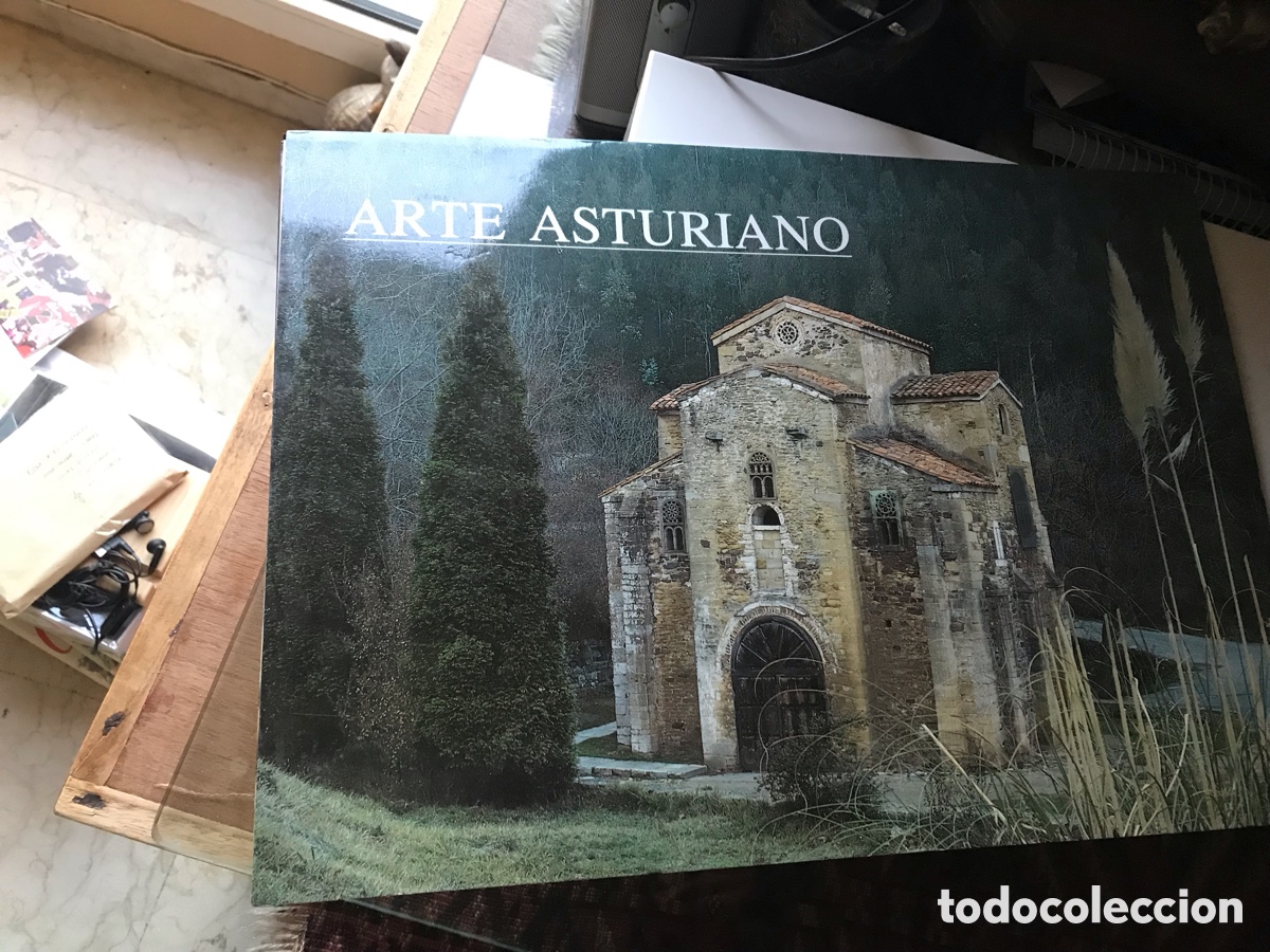 Libros de segunda mano: Arte asturiano. 6 reproducciones fotogr&aacute;ficas 31 x 43 cm