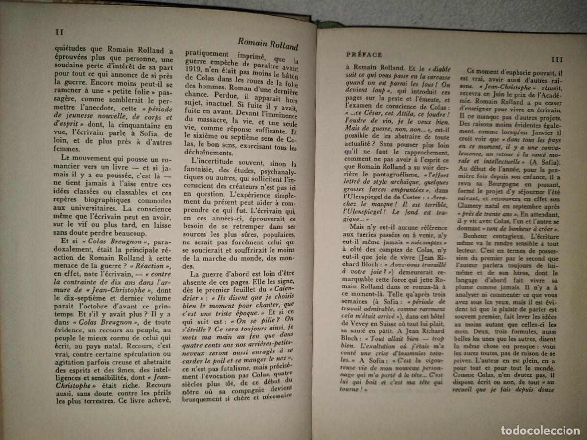 Libros de segunda mano: 196- Colas Breugnon - Romain Rolland - 1970 - Foto 7