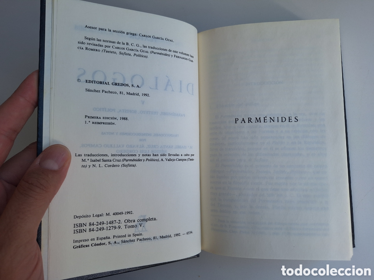 Libros de segunda mano: PLATON, Dialogos V (Clasica Gredos) - Foto 9