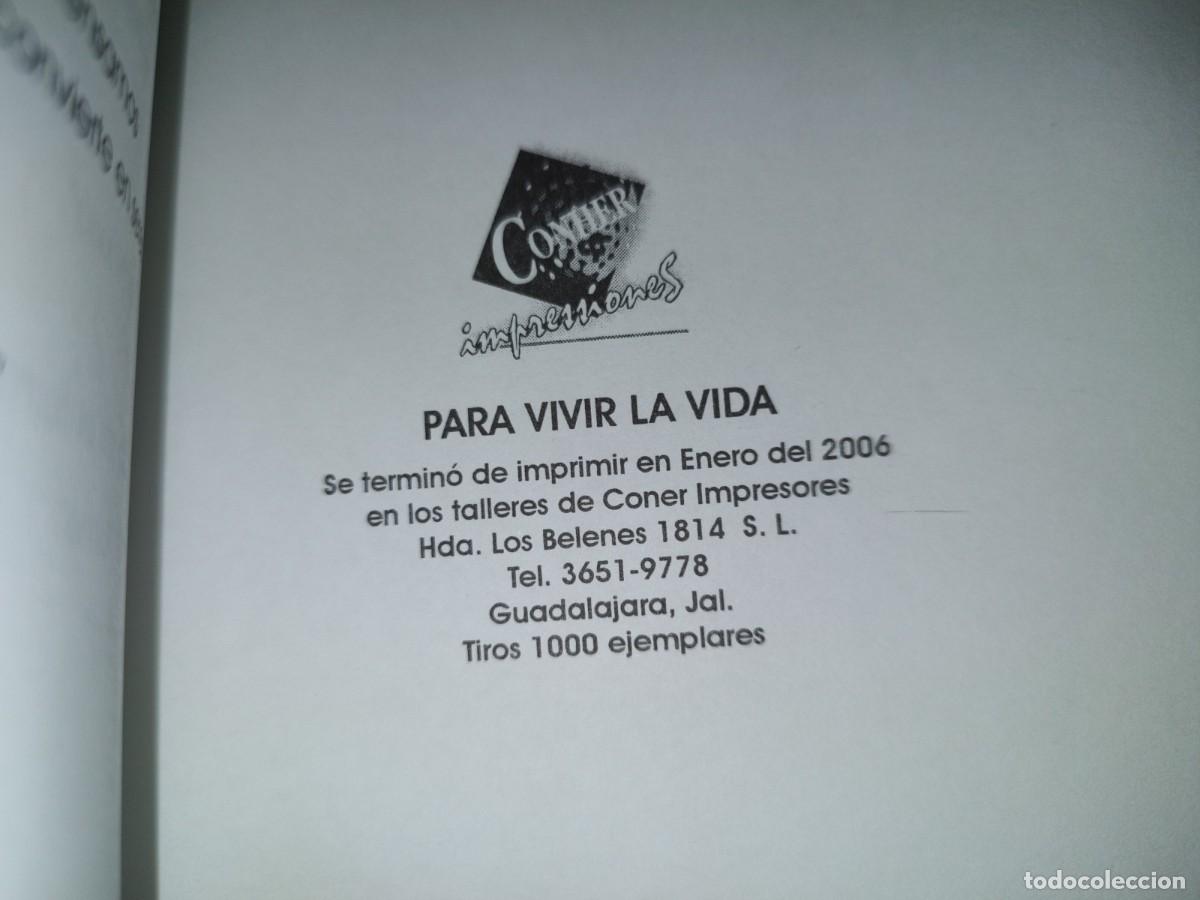 Libros de segunda mano: 196- Para Vivir La Vida - Conher Impresiones, 2006 - Foto 4