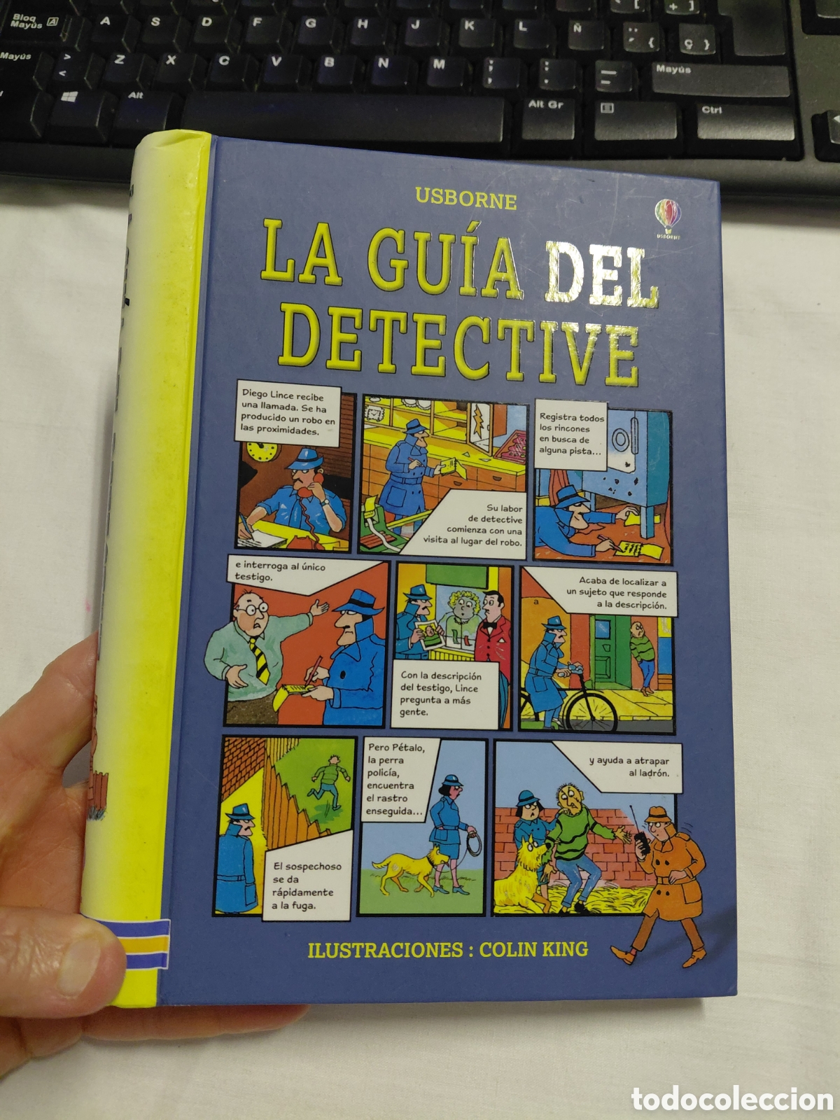 Libros de segunda mano: LA GUIA DEL DETECTIVE.USBORNE 2009.ILUSTRACIONES COLIN KING.