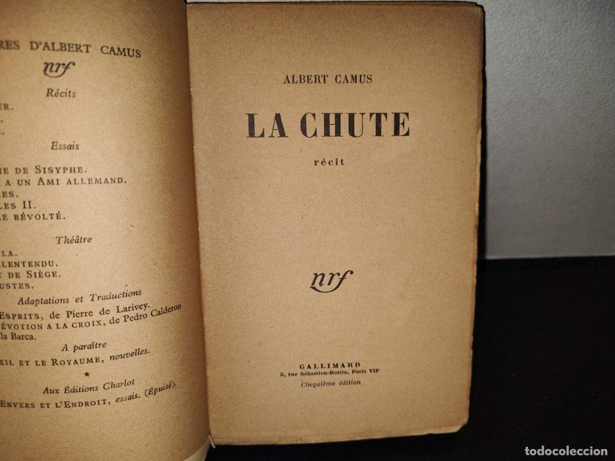 Libros de segunda mano: 196- La Chute. R&eacute;cit - Albert Camus - Gallimard, 1956 - Foto 4