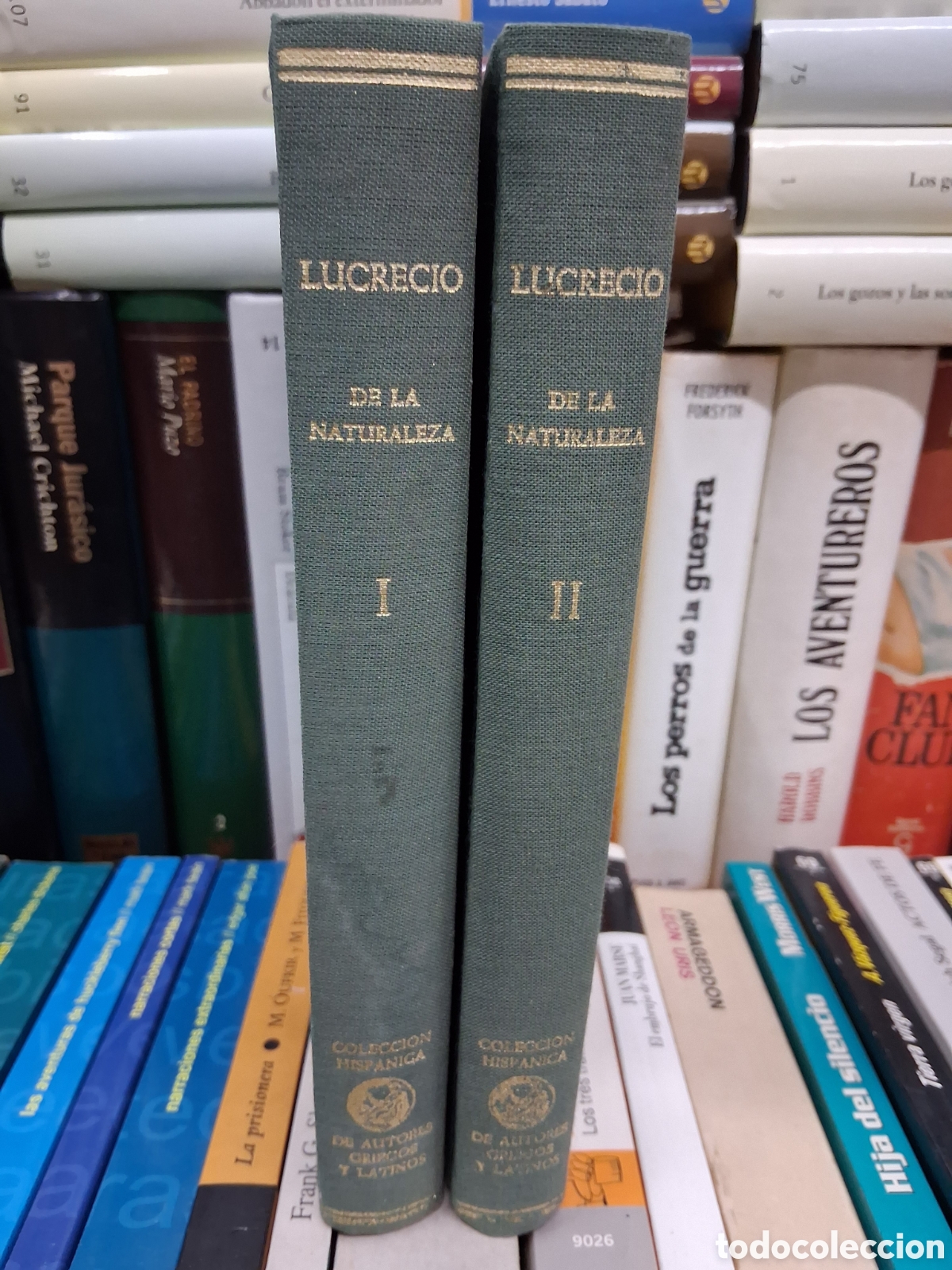 Libros de segunda mano: Lucrecio. De la naturaleza I & II. Colecci&oacute;n hisp&aacute;nica de autores griegos y latinos
