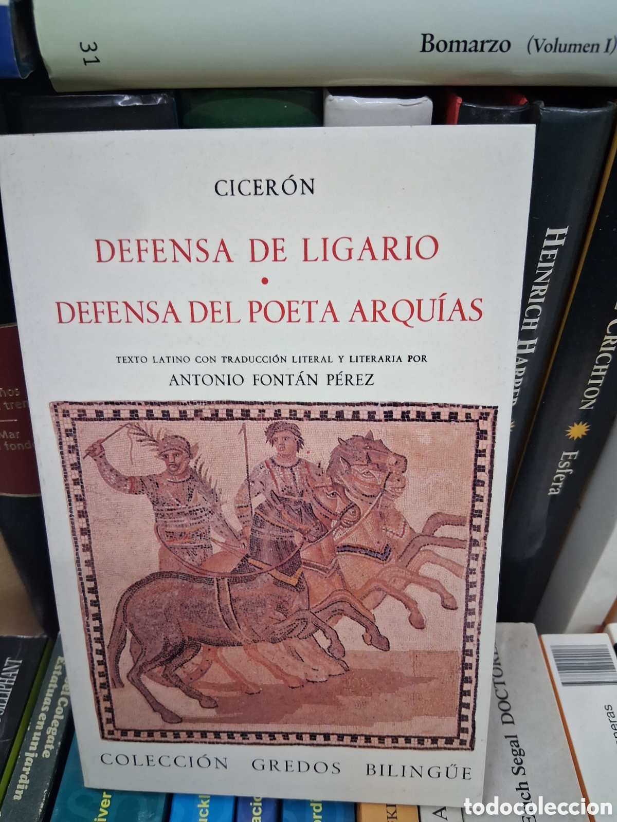 Libros de segunda mano: Defensa de Ligario * Defensa del poeta Arqu&iacute;as. Ciceron - Coleccion Gredos biling&uuml;e
