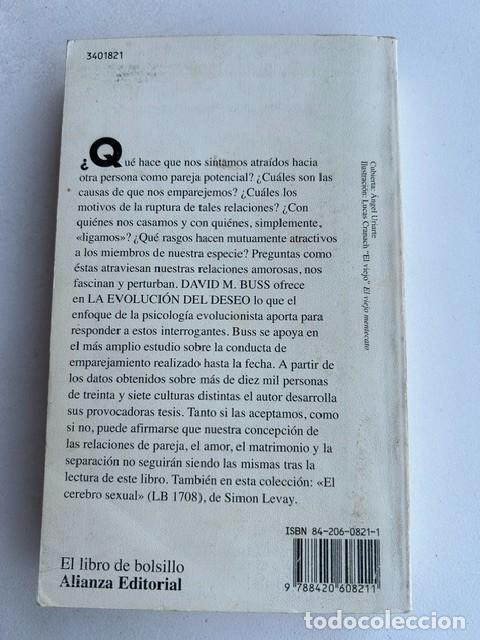 Libros de segunda mano: La evoluci&oacute;n del deseo -David M.Buss- - Foto 2