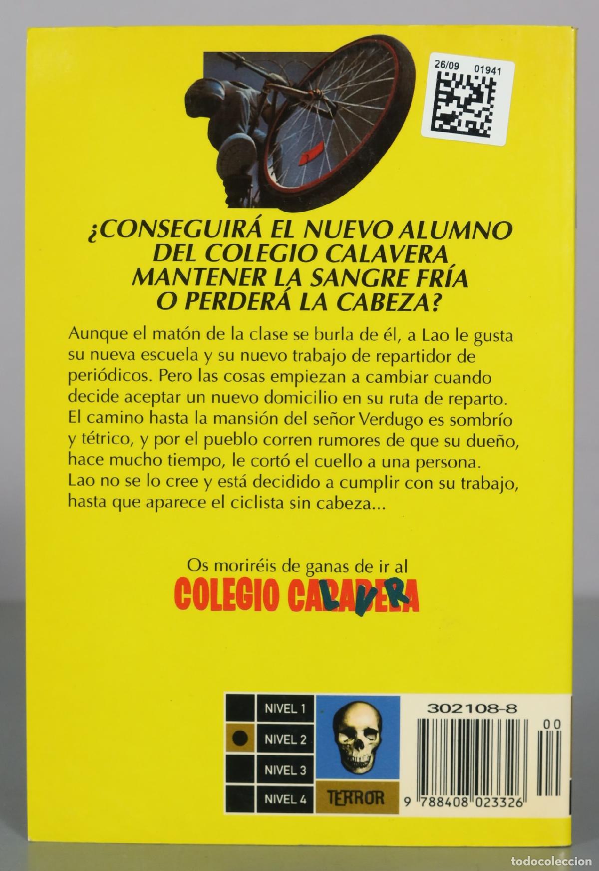 Libros de segunda mano: Colegio Calavera - El ciclista sin cabeza - Tom B. Stone - Planeta - Foto 2