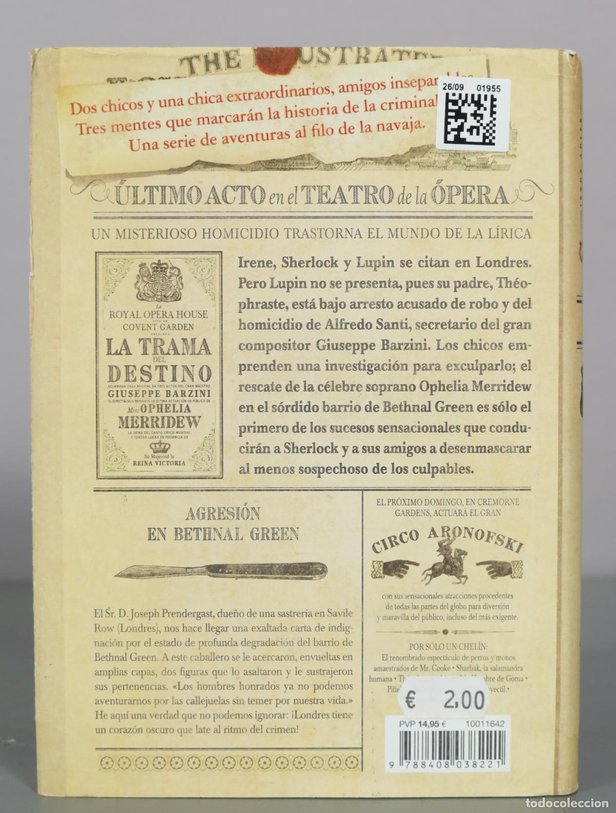 Libros de segunda mano: &Uacute;ltimo acto en el Teatro de la &Oacute;pera - Irene Adler - Destino - Foto 2