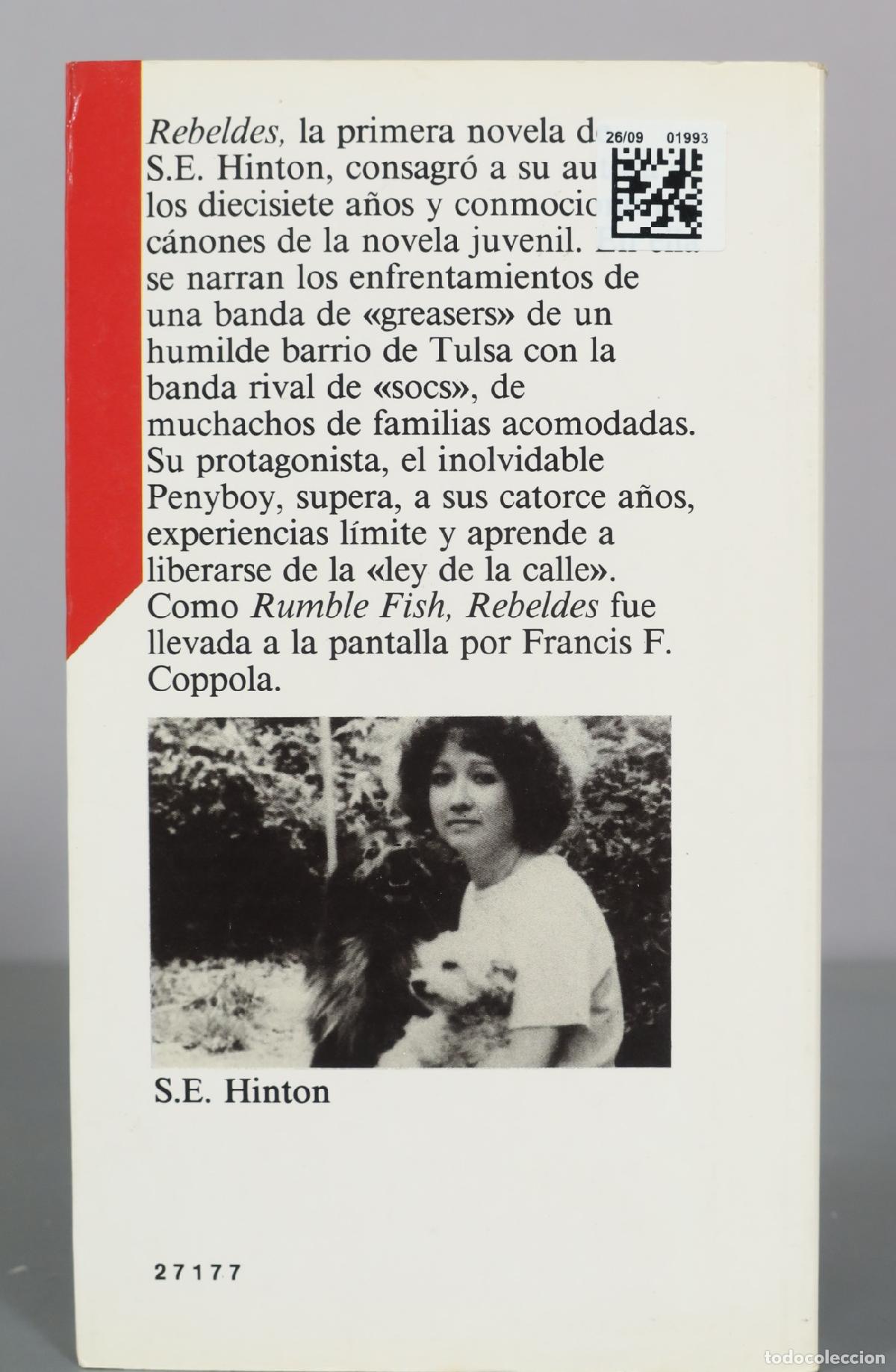 Libros de segunda mano: Rebeldes - Susan E. Hinton - C&iacute;rculo de Lectores - Foto 2