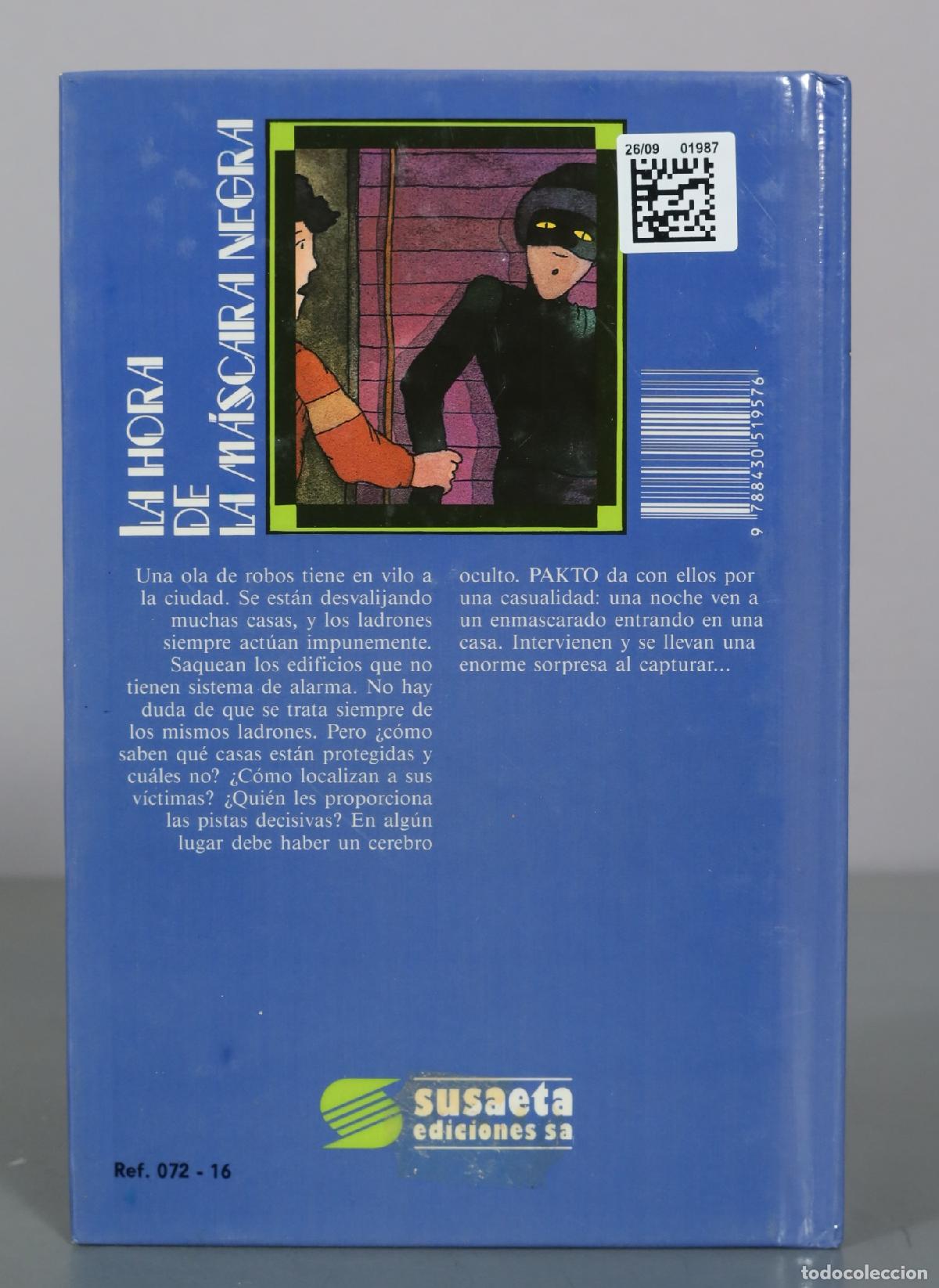 Libros de segunda mano: La hora de la m&aacute;scara negra - Stefan Wolf - Susaeta Ediciones - Foto 2