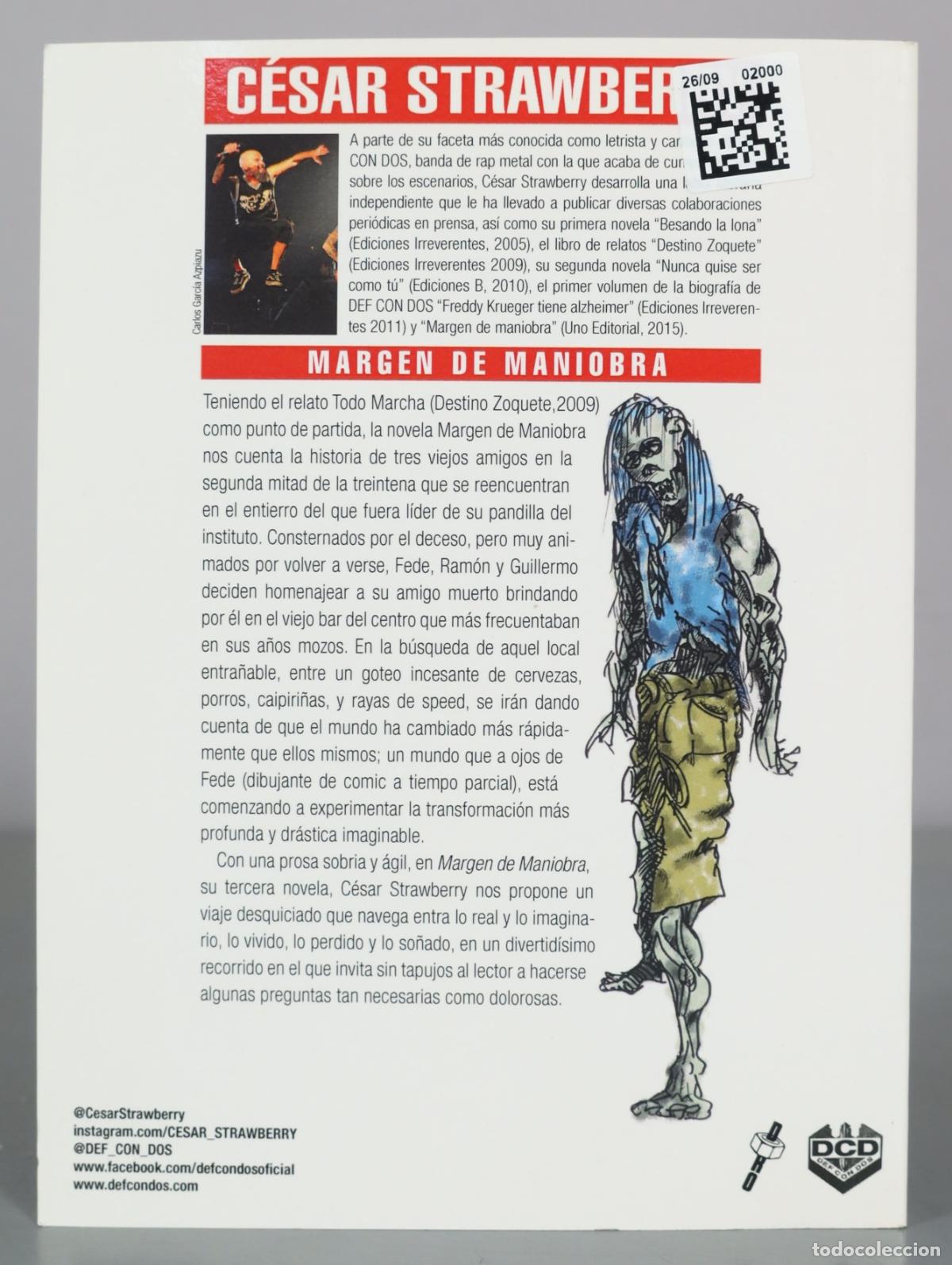 Libros de segunda mano: Margen de Maniobra - C&eacute;sar Strawberry - Uno Editorial - Foto 2