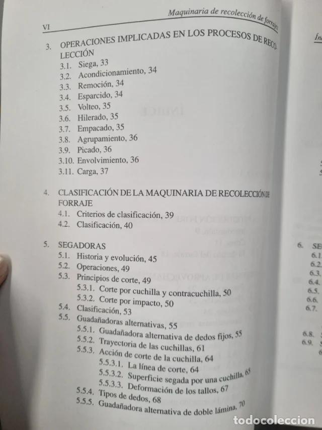 Libros de segunda mano: MAQUINARIA DE RECOLECCI&Oacute;N DE FORRAJES - Foto 6