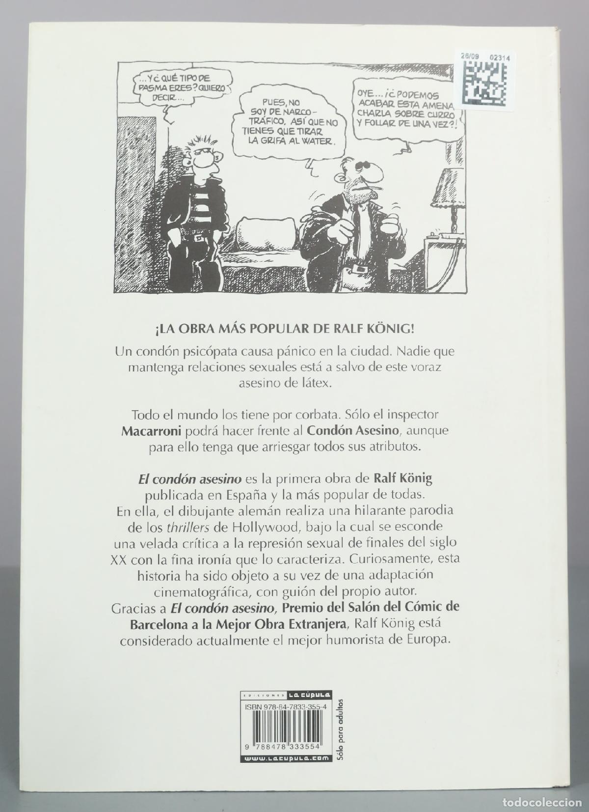 Libros de segunda mano: El Cond&oacute;n Asesino - 7&ordf; Edici&oacute;n - Ralf K&ouml;nig - Ediciones La C&uacute;pula - Foto 2