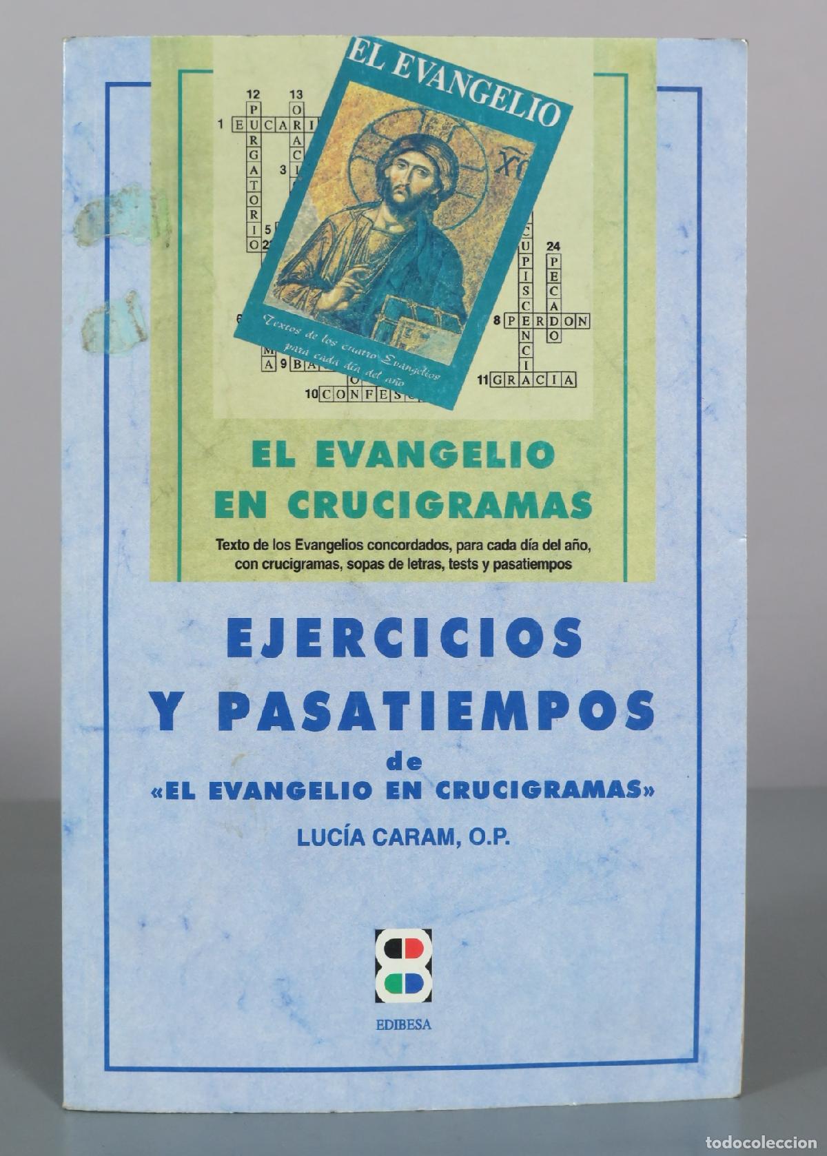 Libros de segunda mano: Ejercicios y pasatiempos de El evangelio en crucigramas - Luc&iacute;a Caram - Edibesa