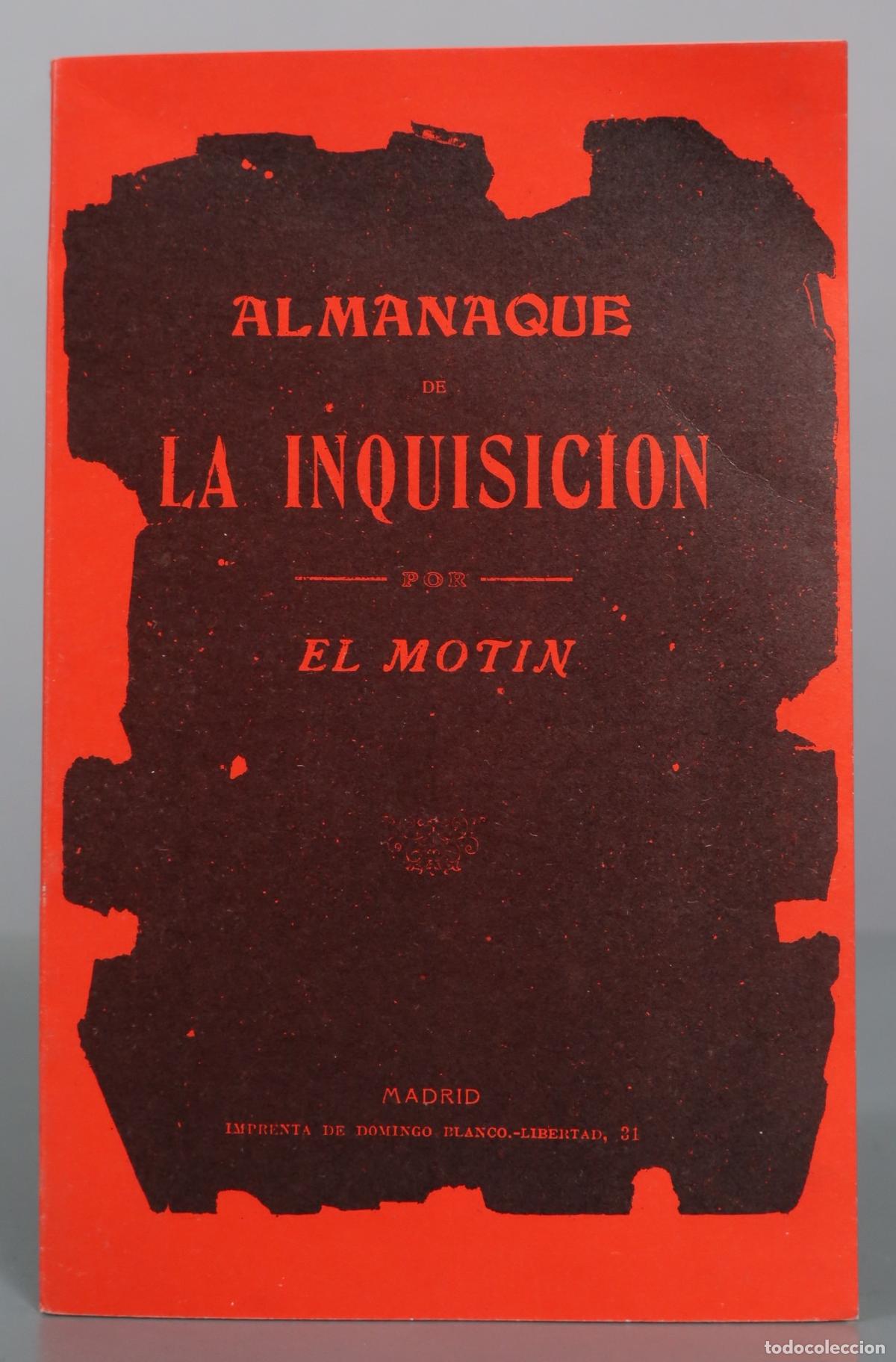 Libros de segunda mano: Almanaque de la Inquisicion - El Motin - Alvarellos Editora Tecnica