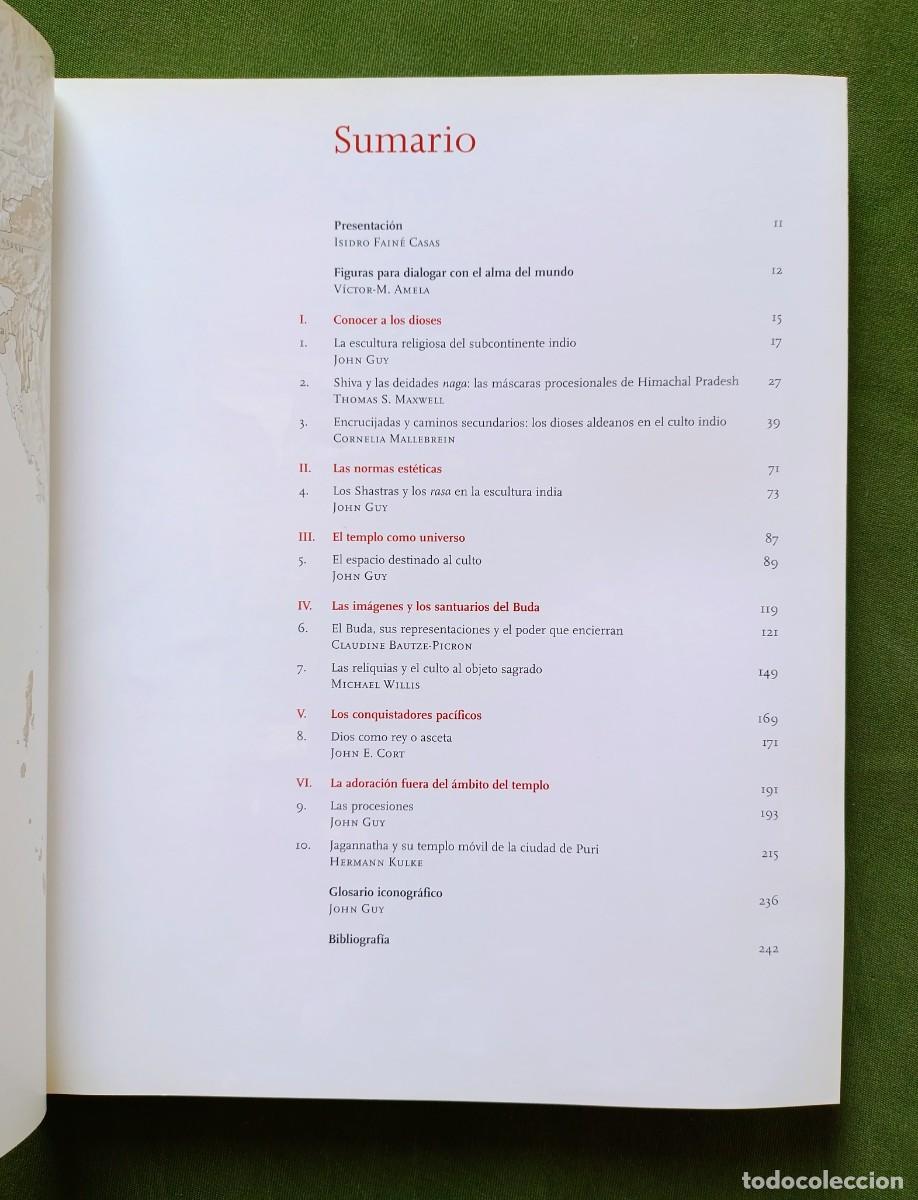 Libros de segunda mano: EL ARTE DE LA DEVOCI&Oacute;N. LA ESCULTURA EN LOS TEMPLOS INDIOS - 2007 - D20. - Foto 2