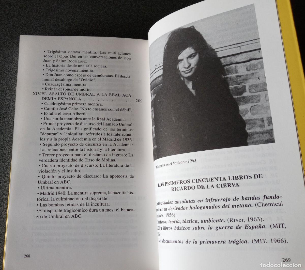 Libros de segunda mano: Los A&ntilde;os Mentidos Ricardo De La Cierva - Foto 10