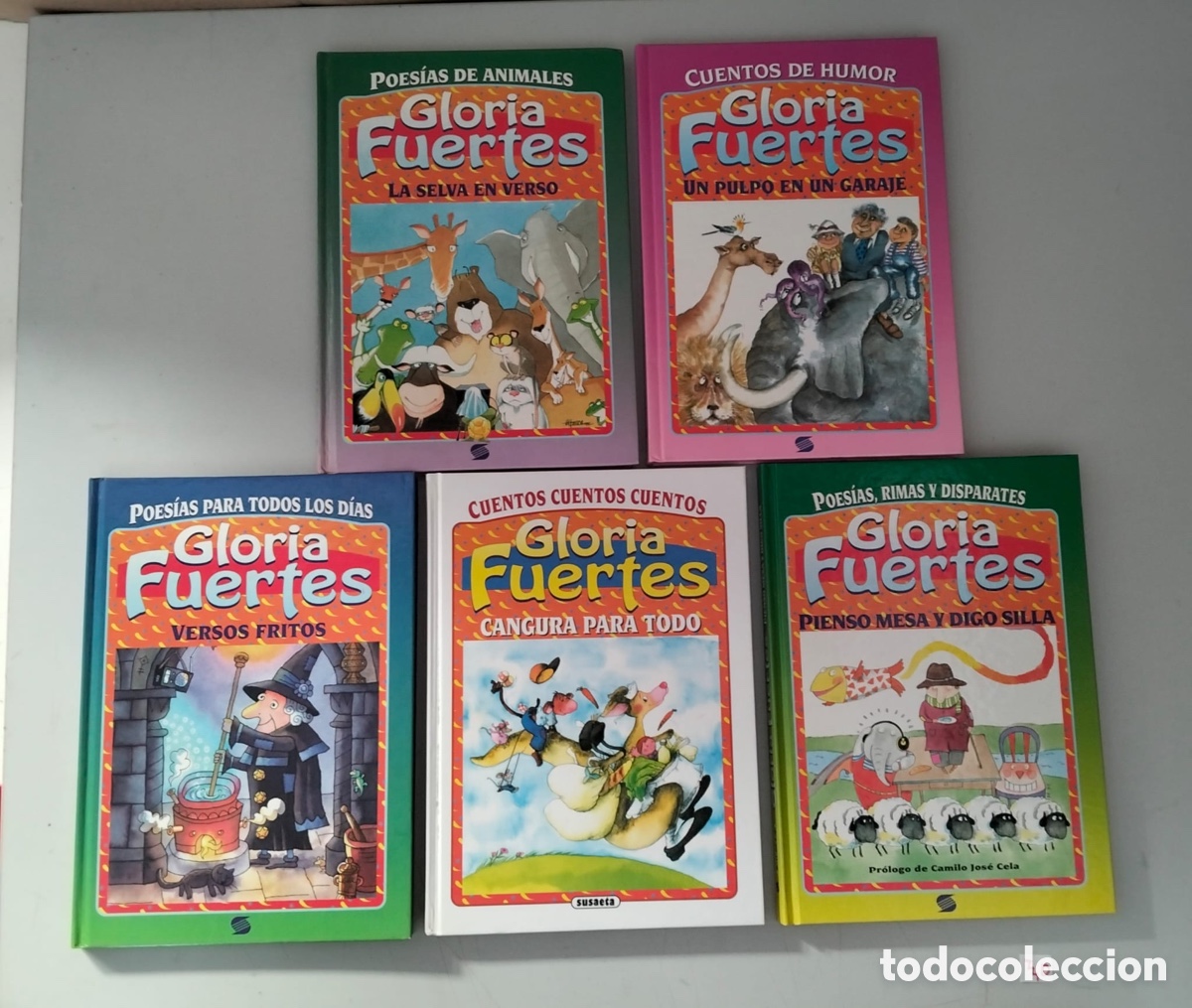 Libros de segunda mano: GLORIA FUERTES. 5 VOLUMENES.