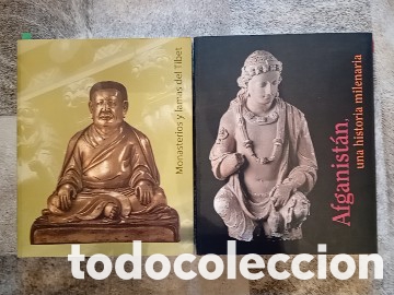 Libros de segunda mano: Monasterios y Lamas del T&iacute;bet, Afganist&aacute;n una historia milenaria. 2 libros arte asi&aacute;tico