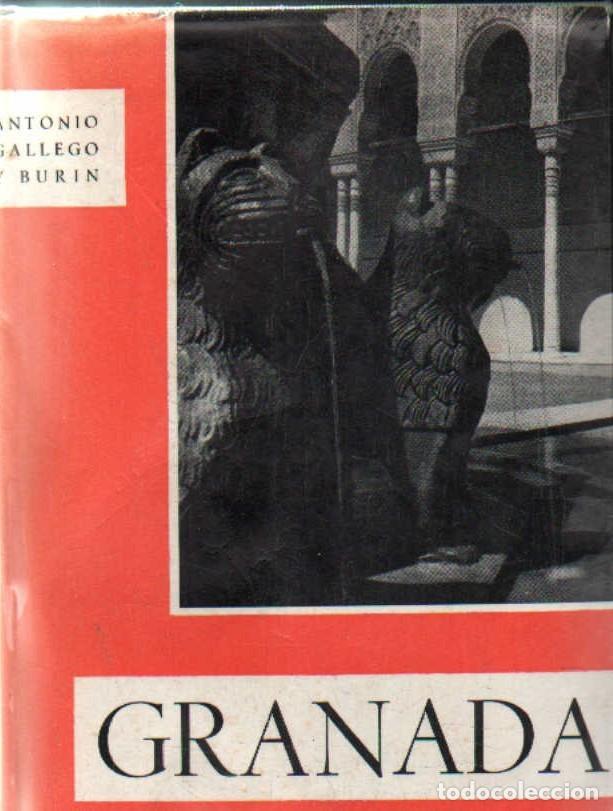 Libros de segunda mano: GRANADA. GALLEGO Y BUR&Iacute;N, ANTONIO. A-LGRA-326