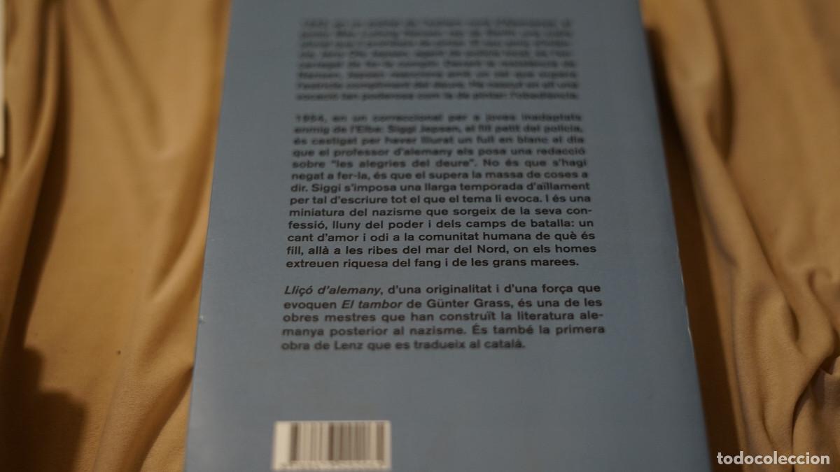 Libros de segunda mano: Siegrfried Lenz - Llic&ccedil;&oacute; dalemany - Club 2016 - Foto 3