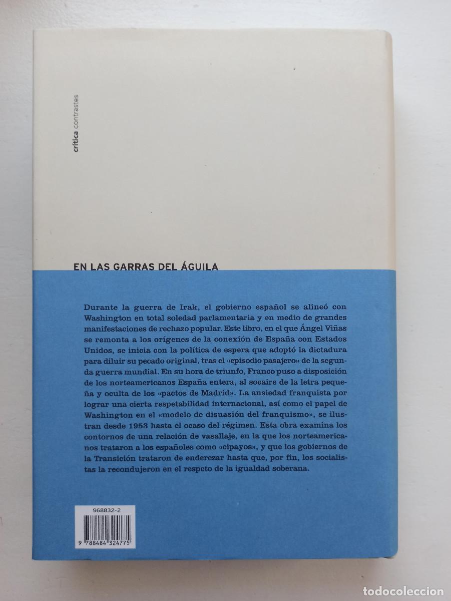 Libros de segunda mano: En las garras del &aacute;guila - &Aacute;ngel Vi&ntilde;as - Foto 3