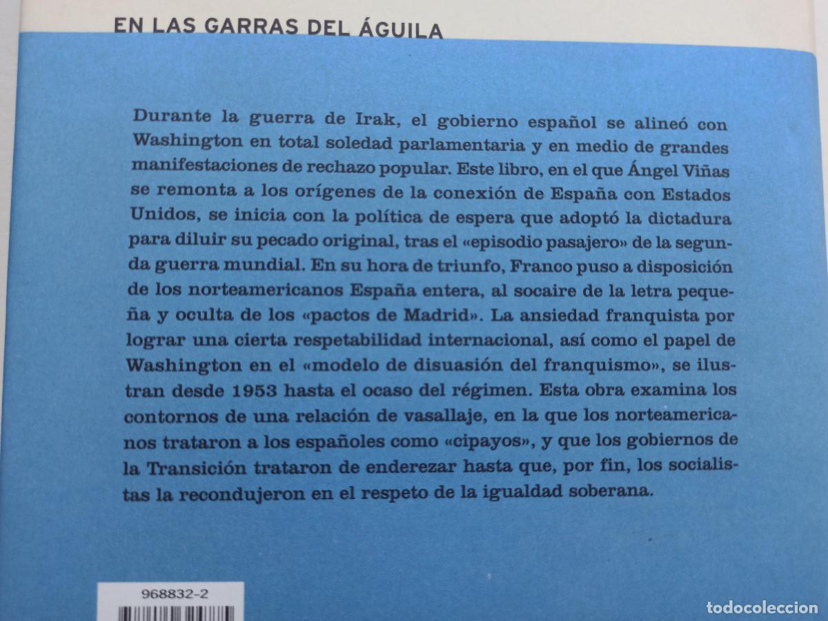 Libros de segunda mano: En las garras del &aacute;guila - &Aacute;ngel Vi&ntilde;as - Foto 4