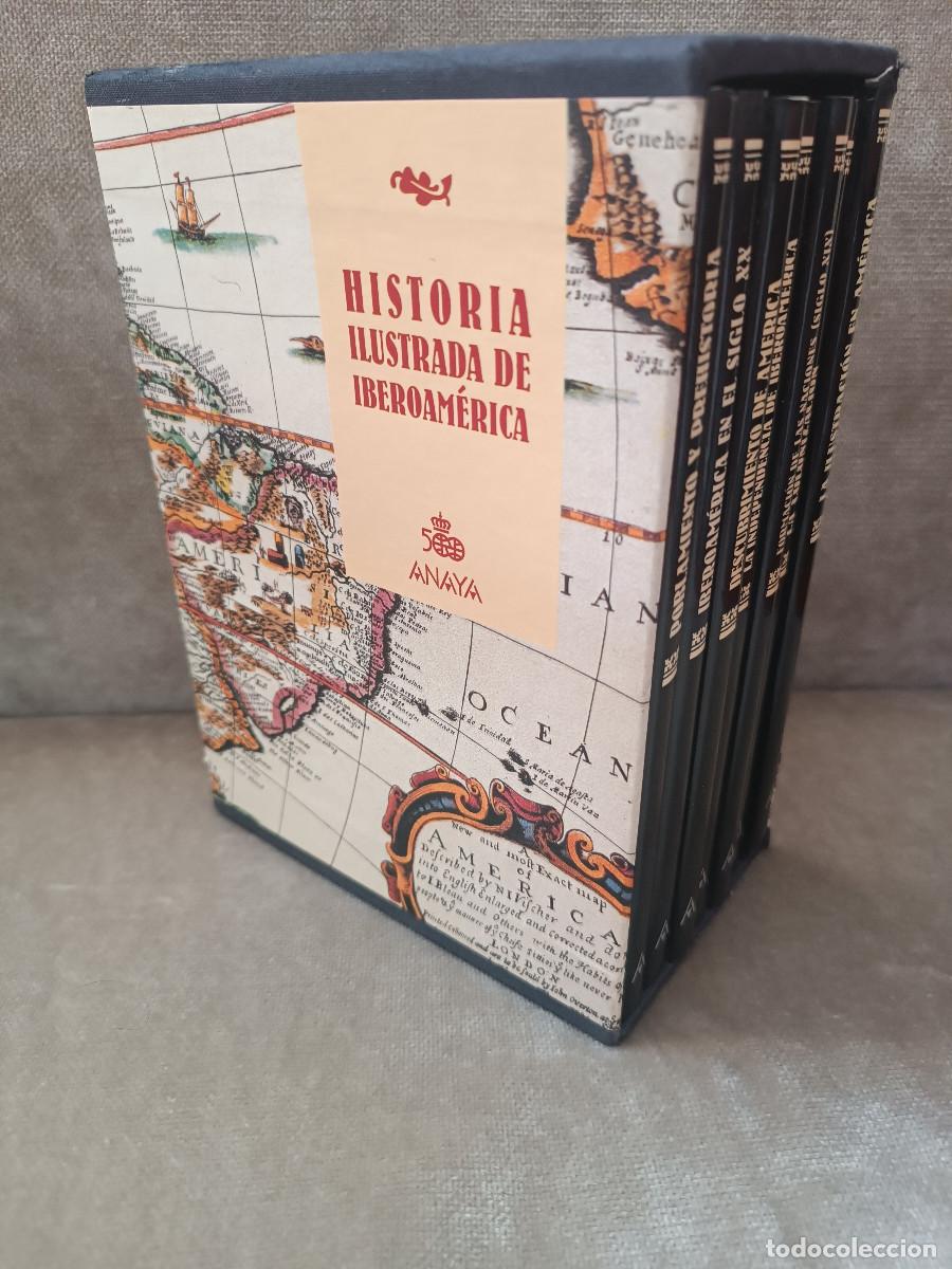 Libros de segunda mano: AUTORS DIVERSOS - HISTORIA ILUSTRADA DE IBEROAM&Eacute;RICA (7 VOLS) - ANAYA, 1988 - CON ESTUCHE - &Oacute;PTIMO