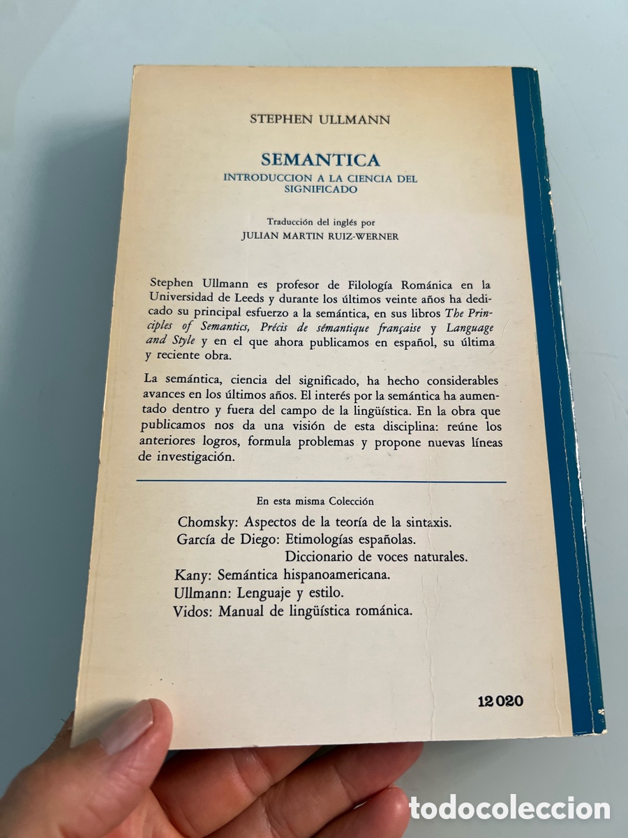 Libros de segunda mano: Semantica. Stephen Ullmann. Aguilar.1972 - Foto 9