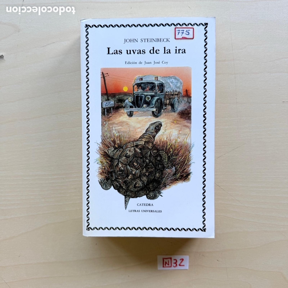 Libros de segunda mano: Libro las uvas de la ira