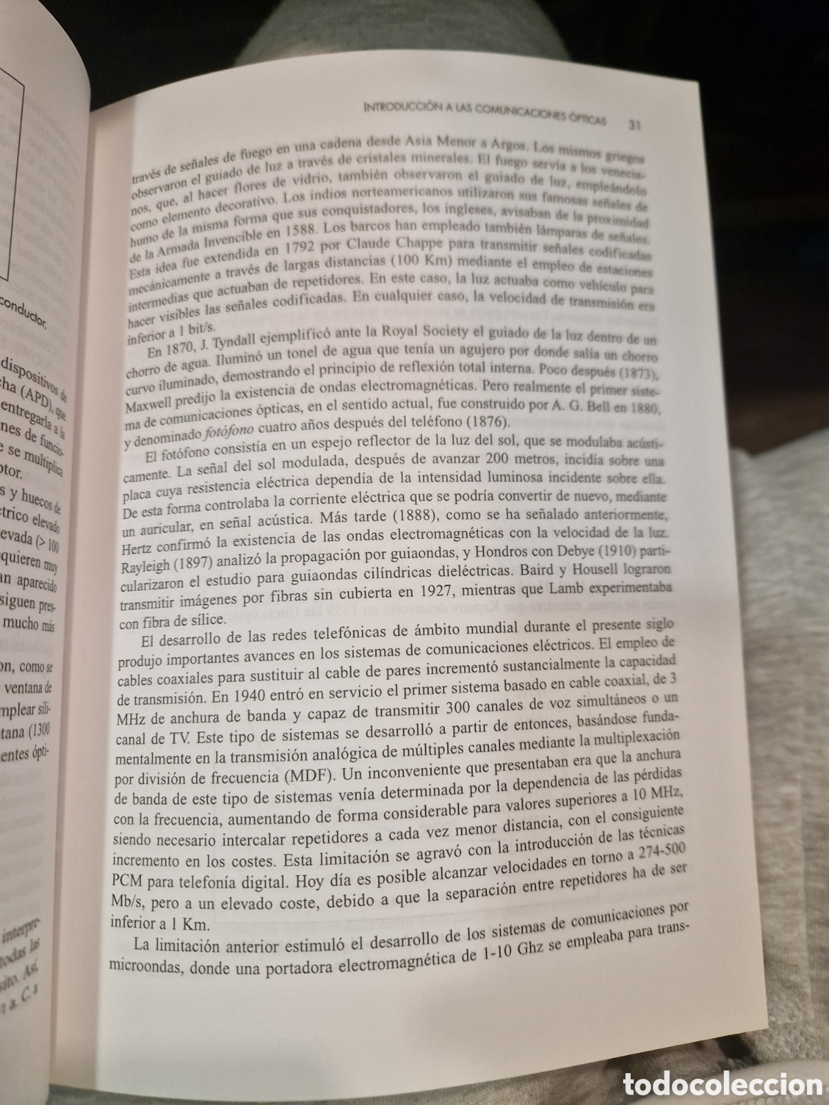 Libros de segunda mano: CAPMANY, Jos&eacute;- Fundamentos de comunicaciones &oacute;pticas - Foto 3