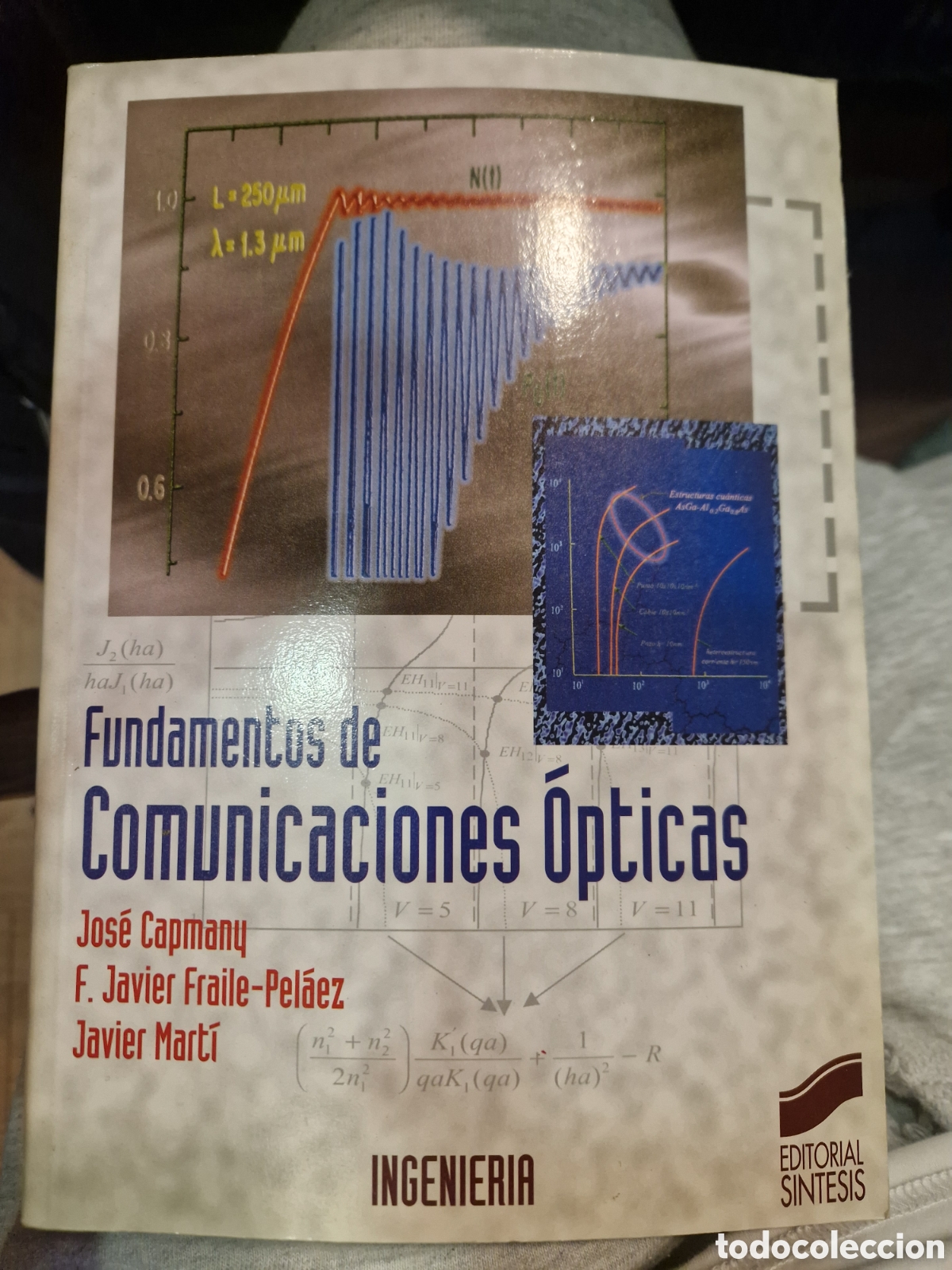 Livros em segunda m&atilde;o: CAPMANY, Jos&eacute;- Fundamentos de comunicaciones &oacute;pticas