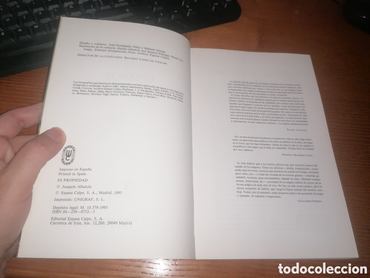 Libros de segunda mano: Libro: GITANOS EN EL RUEDO Joaqu&iacute;n Albaic&iacute;n - Foto 3