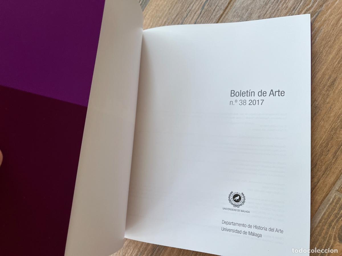 Libros de segunda mano: BOLET&Iacute;N DE ARTE 38 - a&ntilde;o 2017 UNIVERSIDAD DE M&Aacute;LAGA - Foto 3