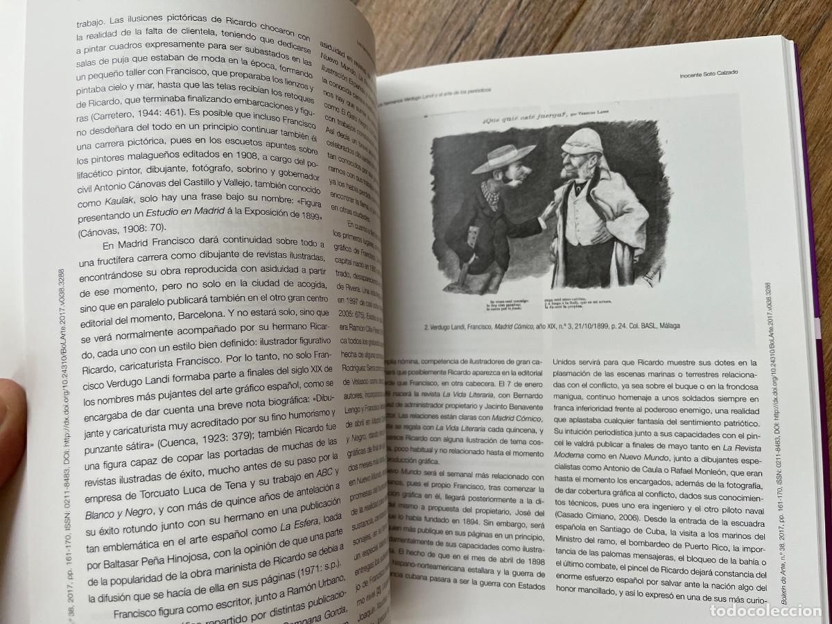 Libros de segunda mano: BOLET&Iacute;N DE ARTE 38 - a&ntilde;o 2017 UNIVERSIDAD DE M&Aacute;LAGA - Foto 10