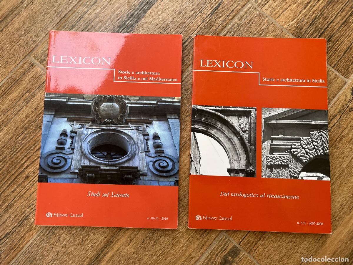 Libros de segunda mano: LEXIC&Oacute;N HISTORIA Y ARQUITECTURA EN SICILIA - en italiano