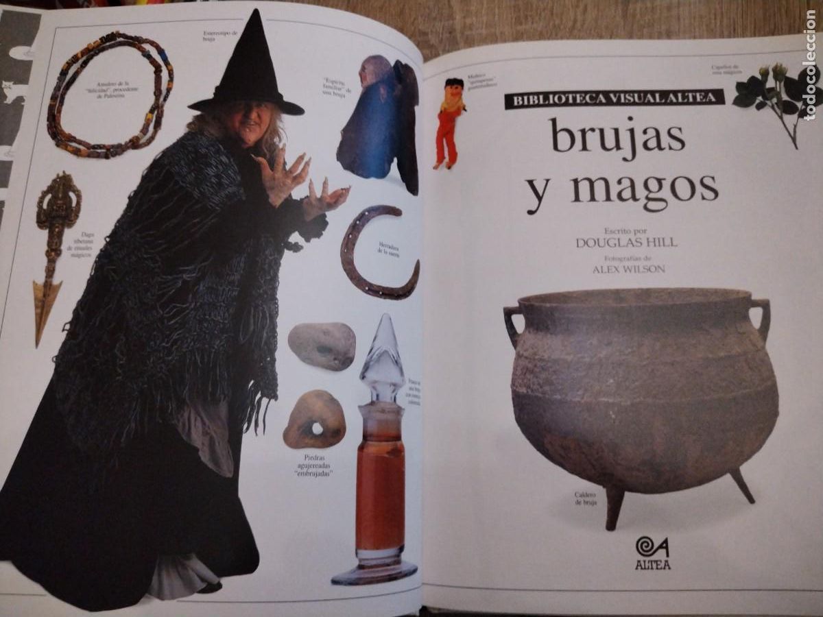 Libros de segunda mano: Brujas y magos- biblioteca visual altea - Foto 4