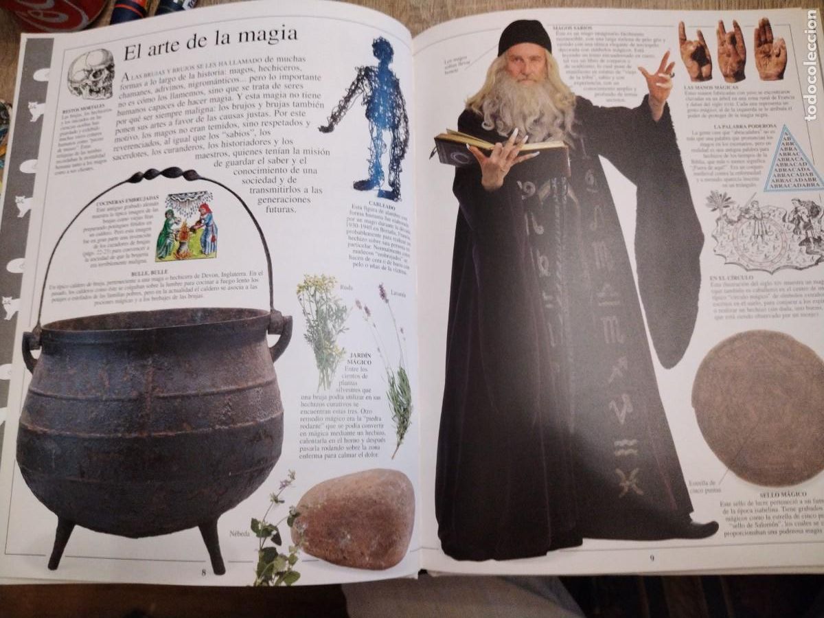 Libros de segunda mano: Brujas y magos- biblioteca visual altea - Foto 6